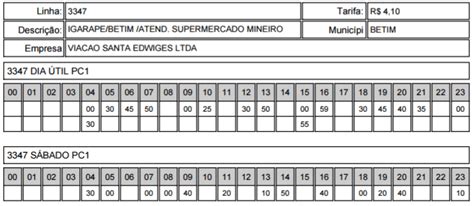 horário de ônibus igarapé betim 3349